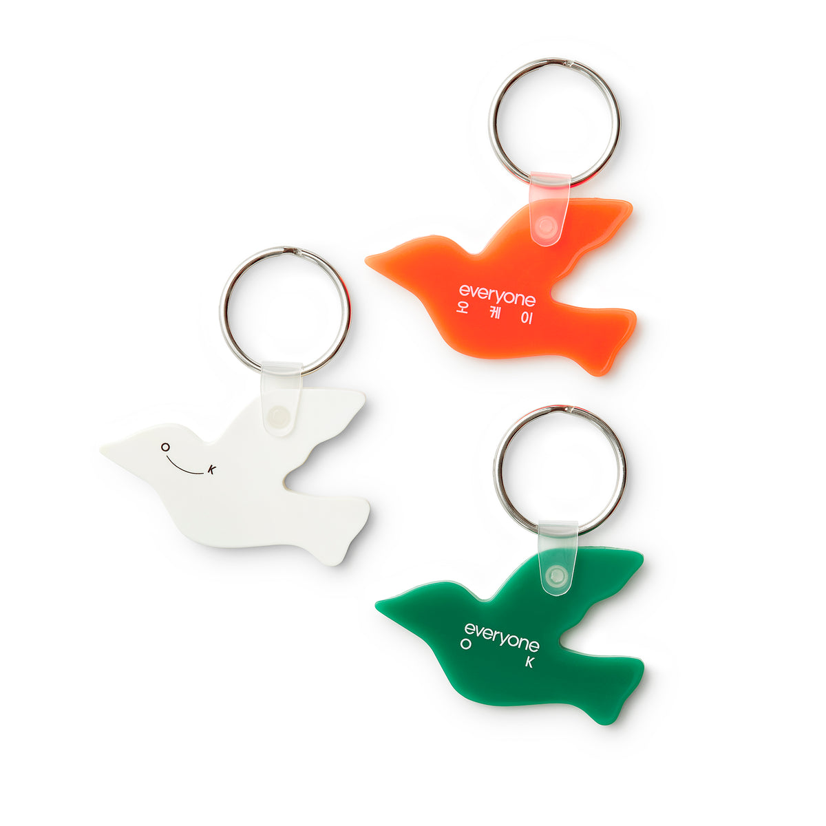 everyone ok  key ring（GREEN）