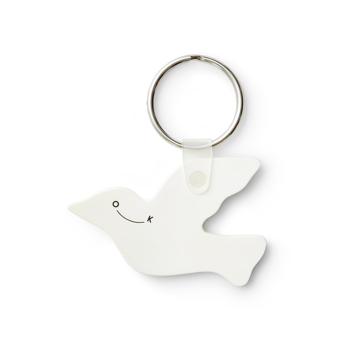everyone ok  key ring（WHITE）
