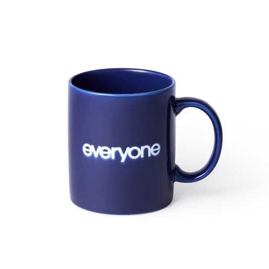 everyone ok  logo mug（NAVY）