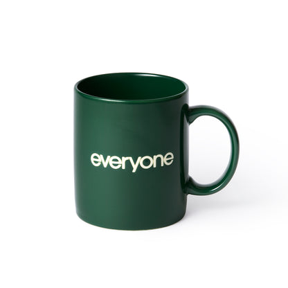 everyone ok  logo mug（GREEN）